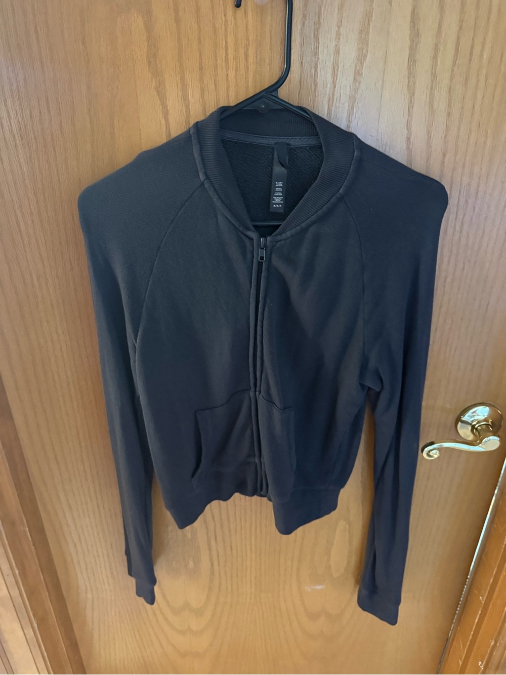 Skims Modal Cotton Cropped Bomber
